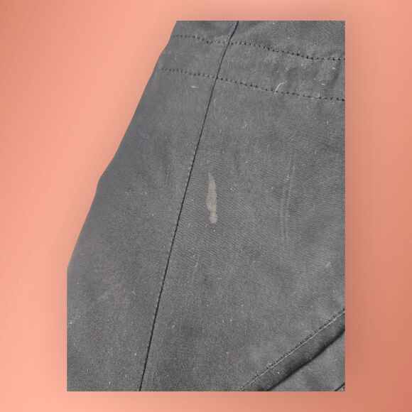 Levi's Black Arctic Cloth Parka Hooded Jacket w/ Hood Faux Fur Medium - Picture 5 of 13